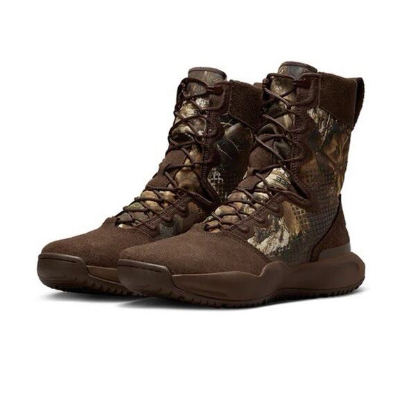 NEW Nike SFB B2 Real Tree Brown Camouflage Boots FN3721-200 Men’s Size 8.5 - Picture 1 of 7